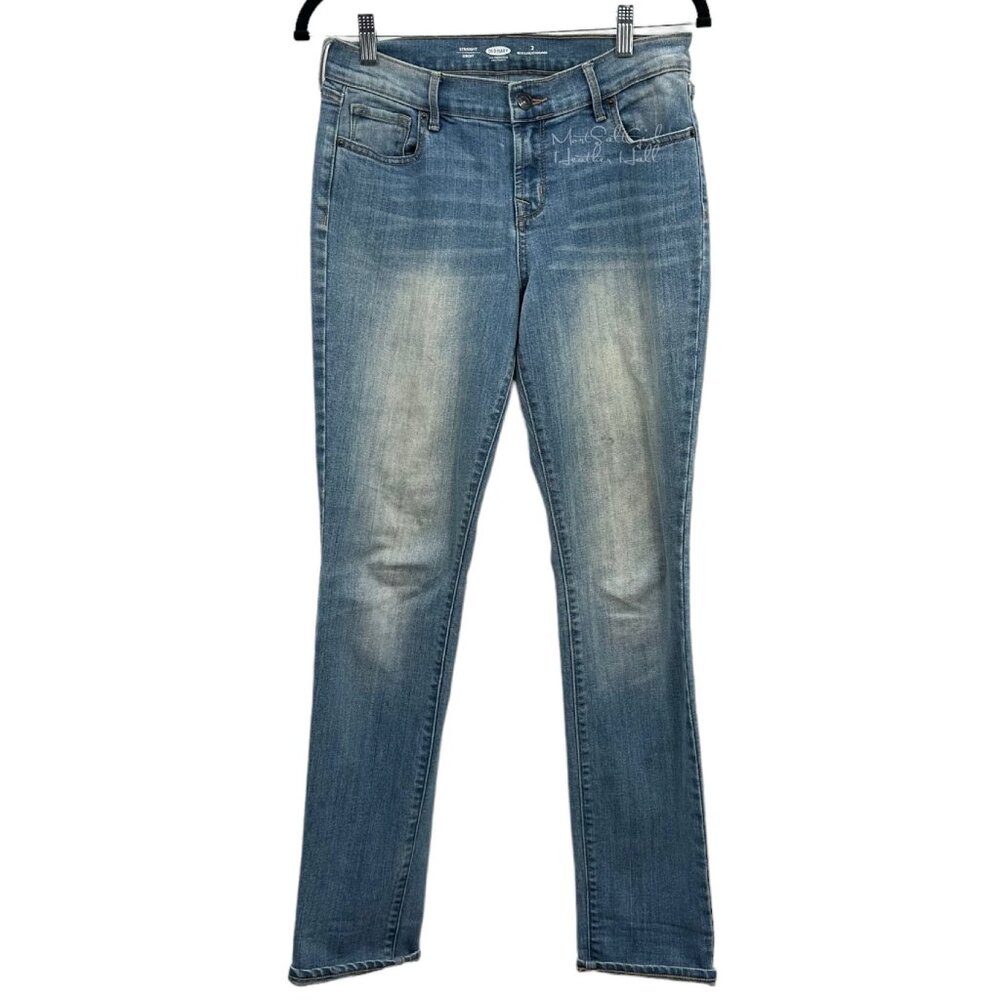Old Navy Medium Wash Straight Leg Denim Jeans Size 27
